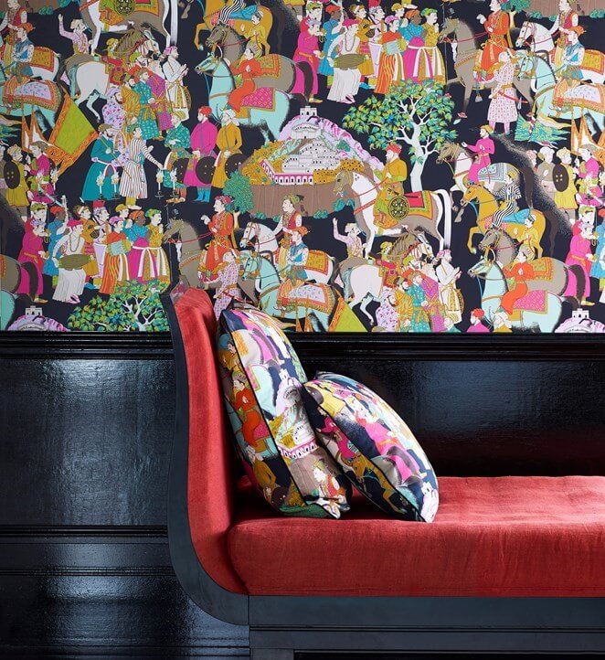 Manuel Canovas' style in wallpaper and fabric